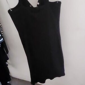 Fashion Nova Black Midi Dress